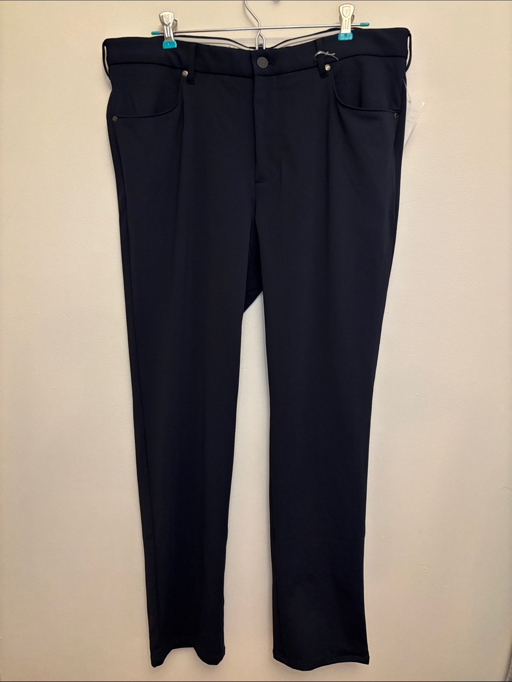 Johnnie-O Momentum Stretch Knit Performance Pants – Navy – Size 34 – NWT